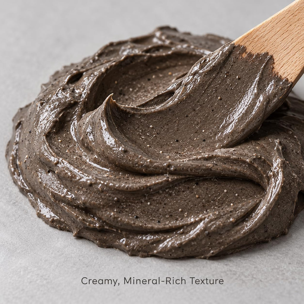Creamy mineral-rich mud texture